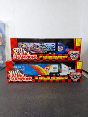 (2) - 1998 Racing Champions Tide Team  &  Bell South Transporters